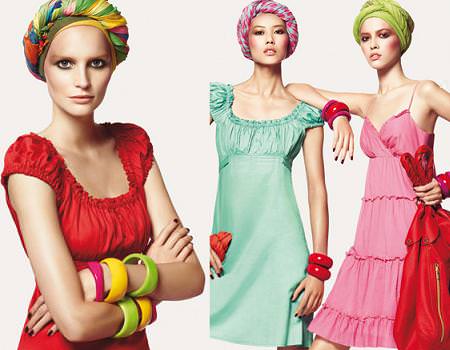 vestidos de Benetton