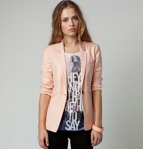nueva ropa de bershka primavera blazer