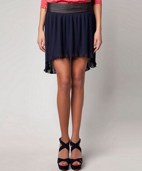nueva ropa de bershka primavera falda asimetrica