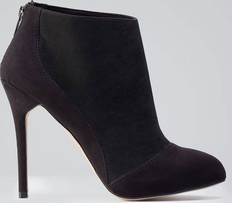 zapatos de bershka con tacón bicolor