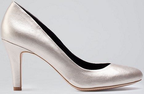 zapatos de bershka metalizados