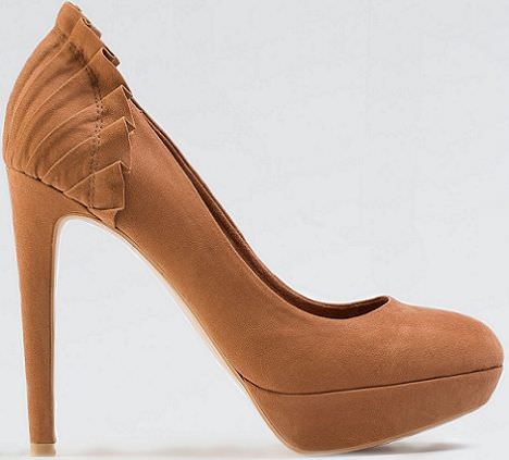 zapatos de bershka pliegues