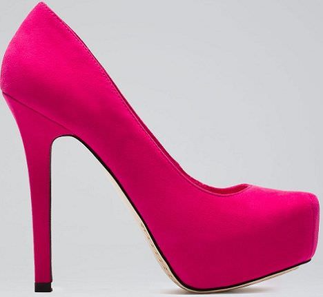zapatos de bershka rosa