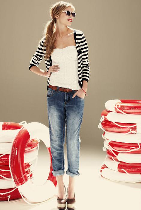 Blanco primavera , catálogo denim