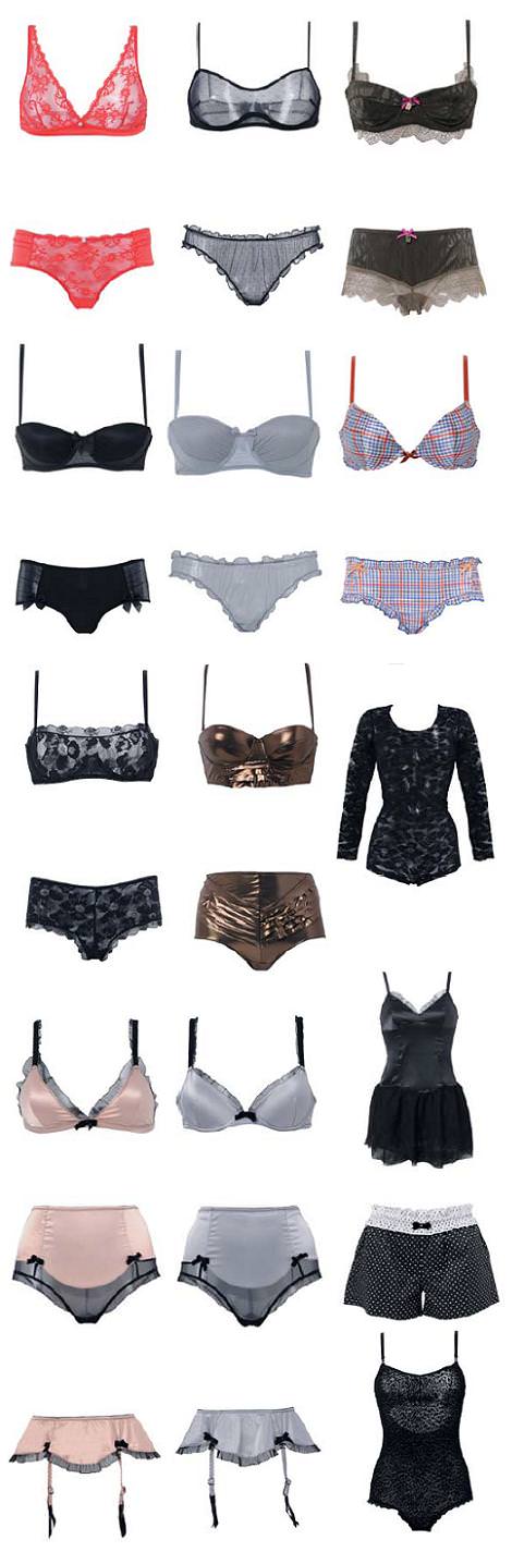 Lencería de Etam (otoño invierno ) Lencería de Etam (otoño invierno )