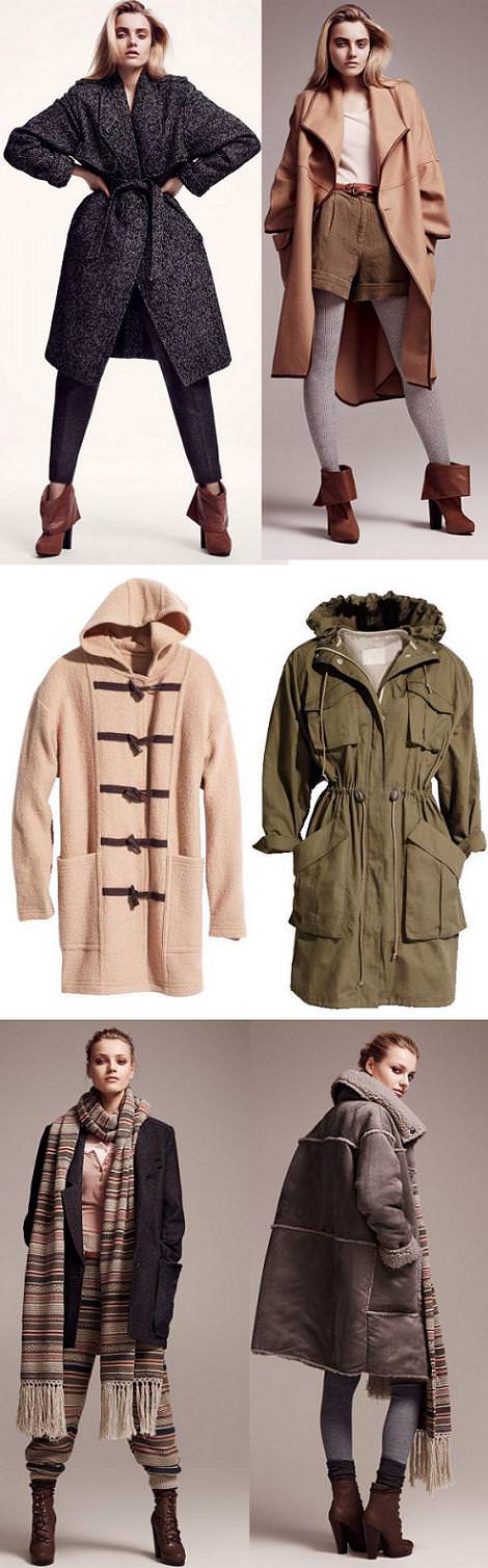 Abrigos de H&M, otoño invierno  