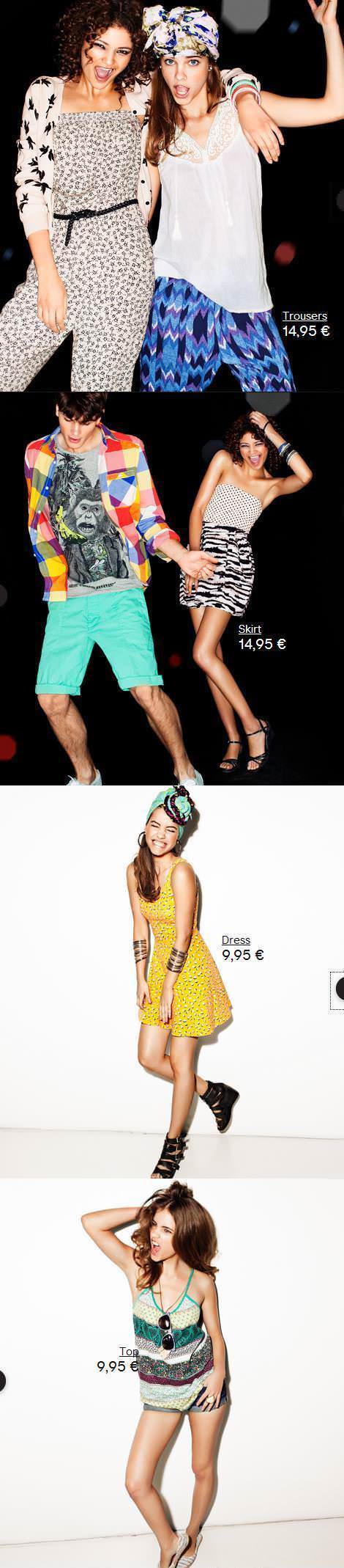 H&M primavera verano : catálogo print mix H&M primavera verano : catálogo print mix