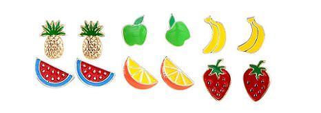 accesorios de hm primavera  pendientes frutas