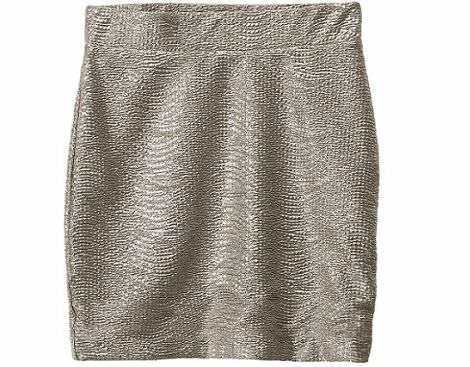 falda brillo de hm primavera 