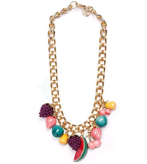 Collares y pulseras de frutas