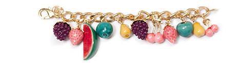 Collares y pulseras de frutas