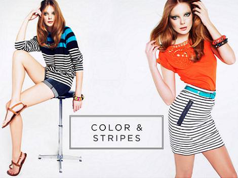 Catálogo Mango: Color and Stripes