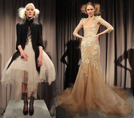 Vestidos de Marchesa otoño invierno  