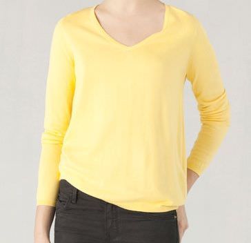 massimo dutti jersey amarillo