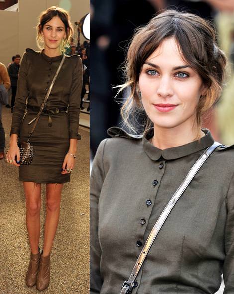 Alexa Chung y los vestidos con cuello