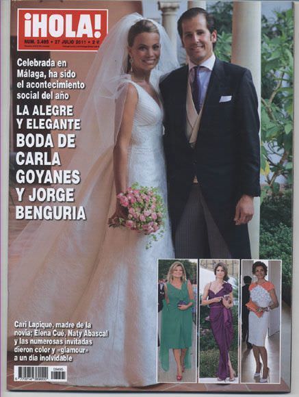 Foto boda de Carla Goyanes