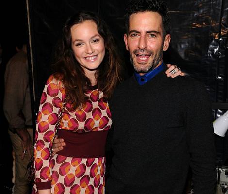 Leighton Meester en el front row de Marc Jacobs