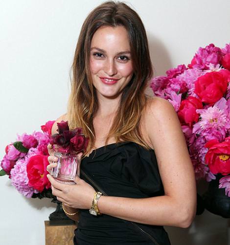 Leighton Meester con el perfume Lovestruck de Vera Wang