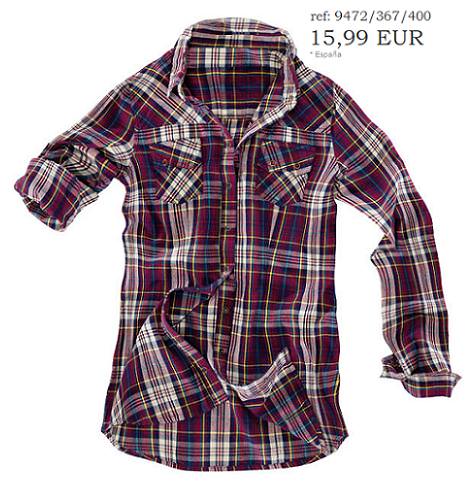 Camisas de cuadro son tendencia