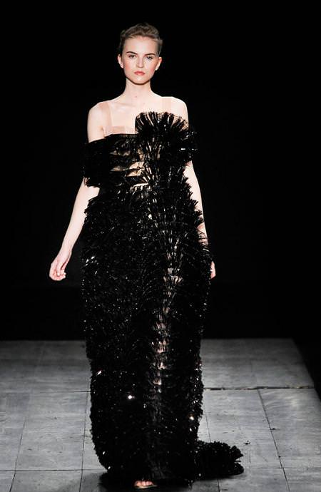 moda otoño invierno  , de alta costura, de Valentino