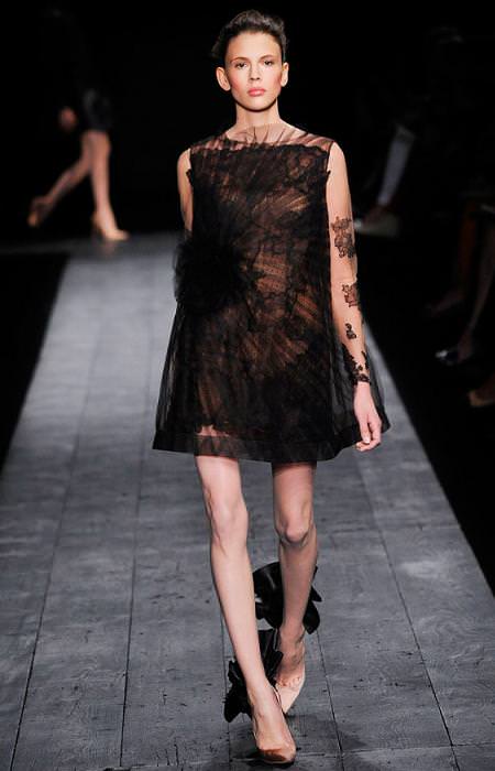 moda otoño invierno  , de alta costura, de Valentino