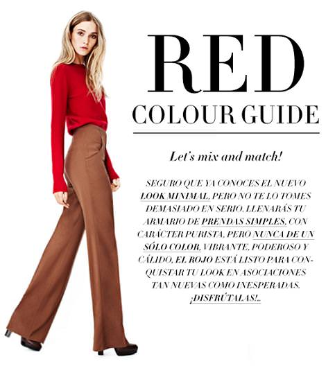 Rojo, el color de moda(otoño invierno  )