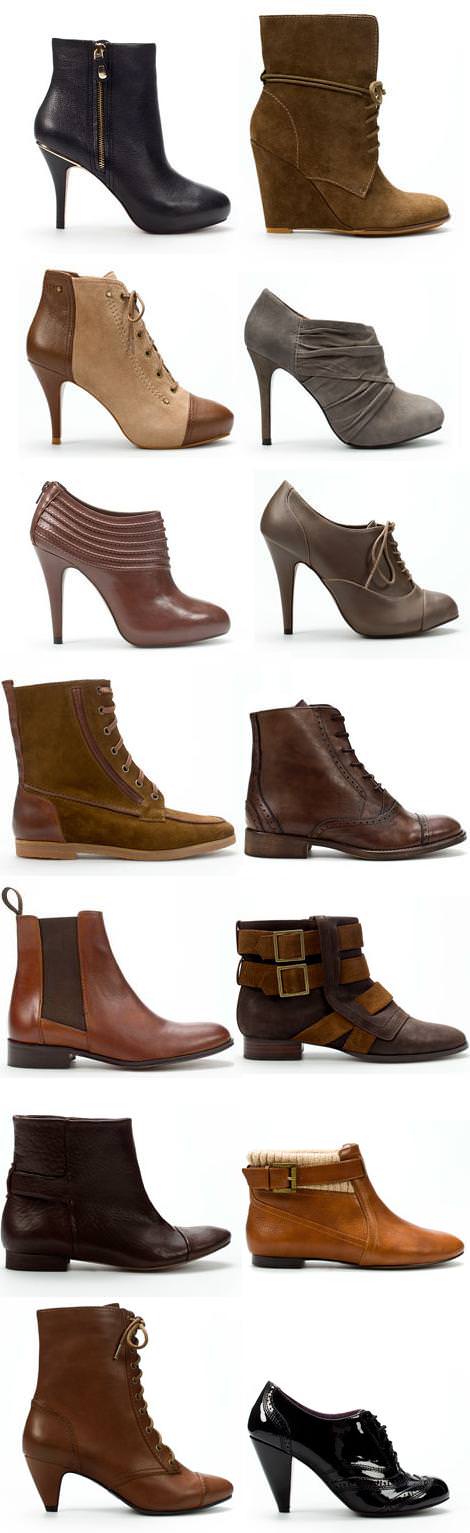 Zapatos Zara, otoño invierno  