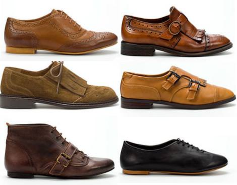 Zapatos Zara, otoño invierno  