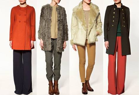 Abrigos de Zara