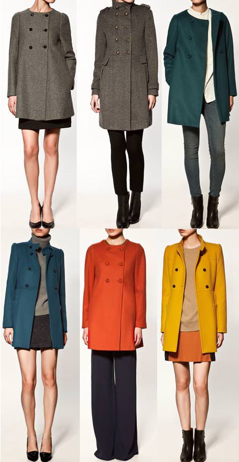 Abrigos de Zara del otoño 