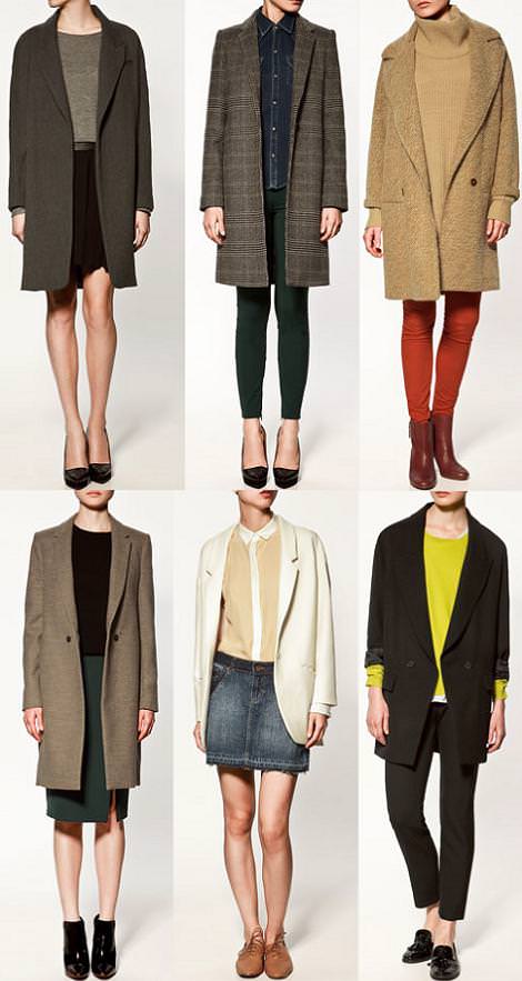 Abrigos de Zara del otoño 