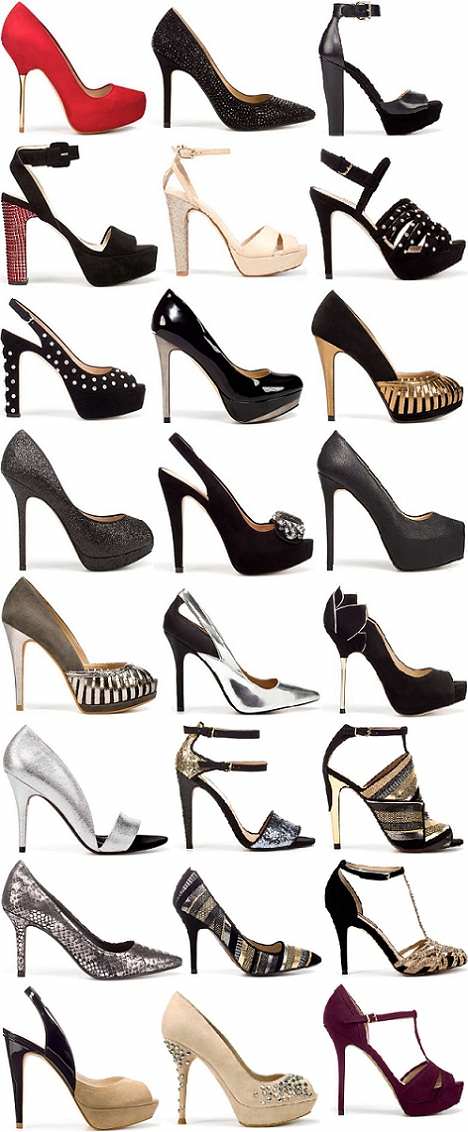 repasamos los zapatos de zara para nochevieja
