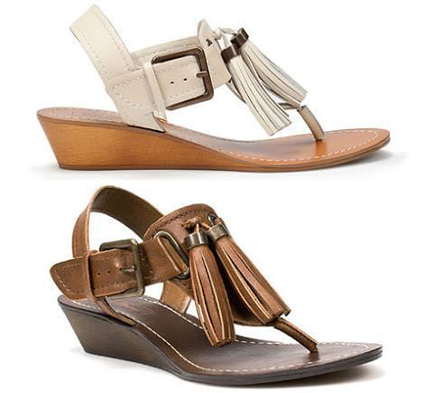 Sandalias con borlas
