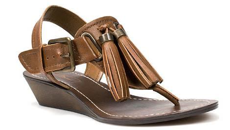 Sandalias con borlas
