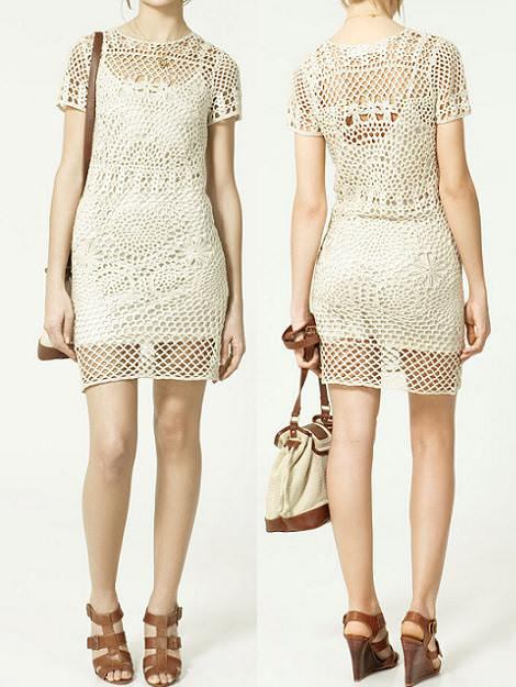 Vestidos de Zara de crochet Vestidos de Zara de crochet