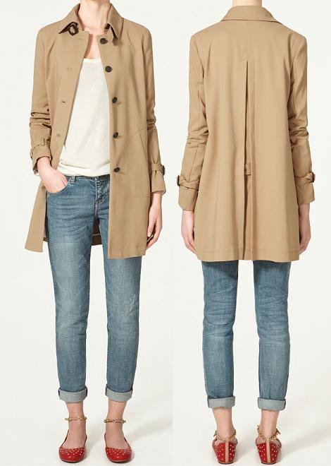 Zara primavera : trenchs, parkas y abrigos