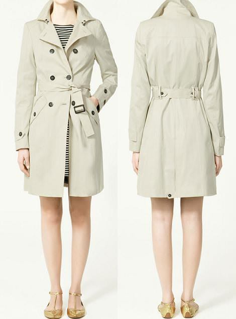 Zara primavera : trenchs, parkas y abrigos