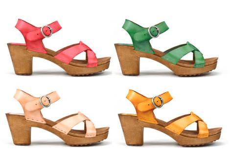 Zuecos de Zara TRF a todo color Zuecos de Zara TRF a todo color