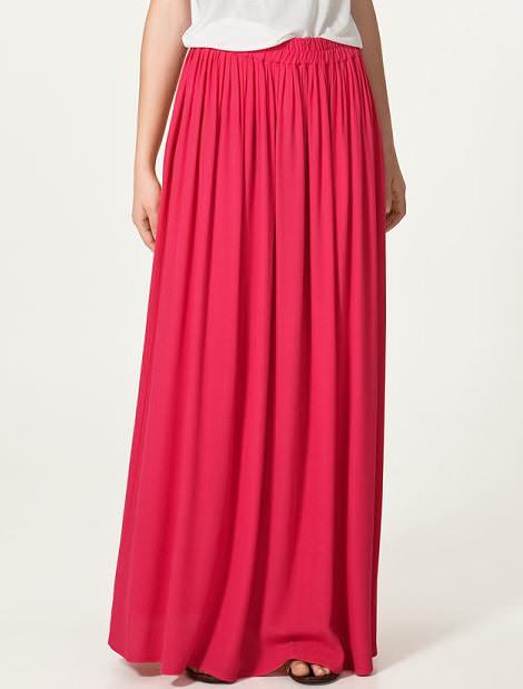 Faldas largas de Zara
