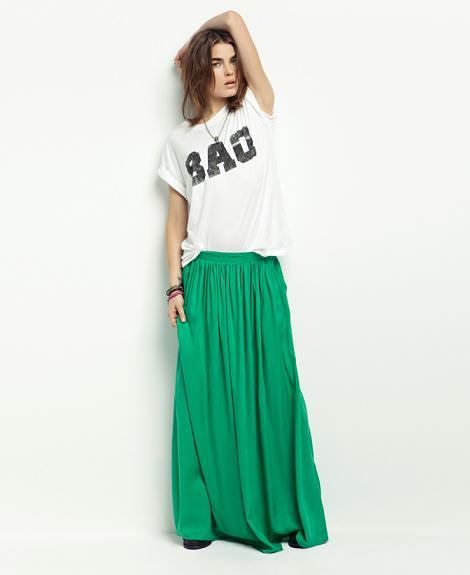 Faldas largas de Zara