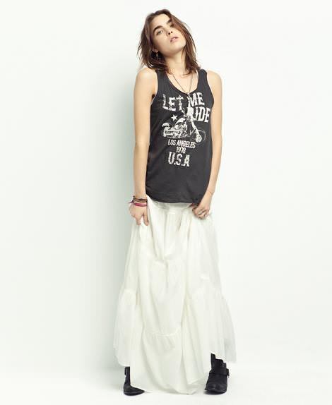 Faldas largas de Zara