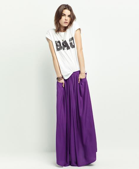 Faldas largas de Zara