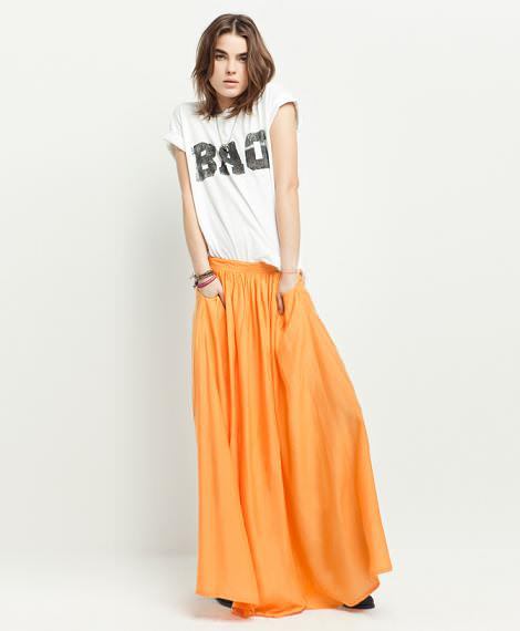 Faldas largas de Zara