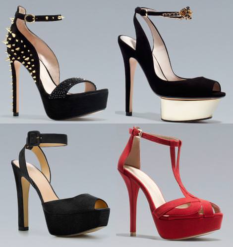 zapatos de fiesta de zara otoño invierno 2012 2013 | demujer moda