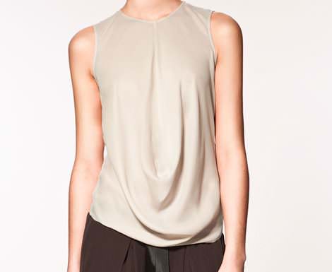 zara novedades top