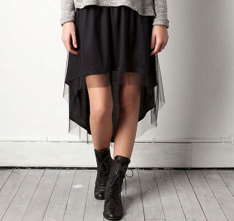 falda asimetrica pull