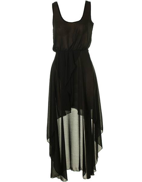 Vestido de asimétrico, ideal para la Noche de Reyes