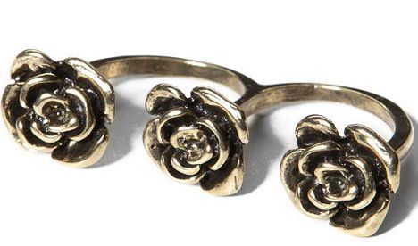 bisuteria de pull and bear primavera  anillo doble