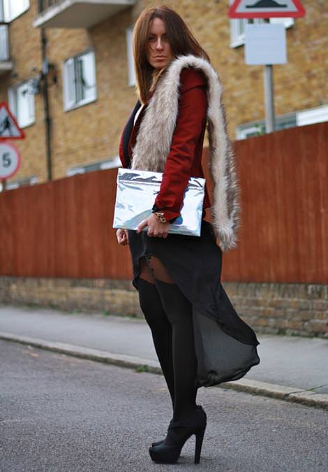 Street style de faldas asimétricas