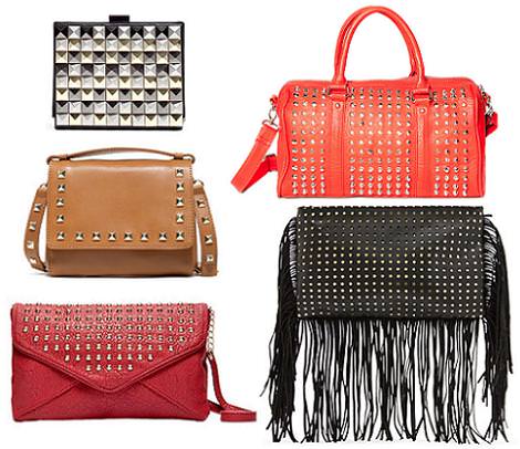 Ropa y accesorios con tachuelas